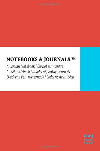 Cuaderno De Musica Notebooks & Journals Pocket Coral Tapa Bl