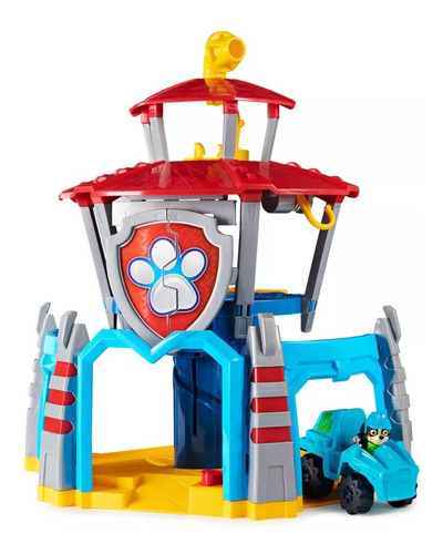 Paw Patrol Set De Juego Chase Dino Cuartel, Patrulla Canina.