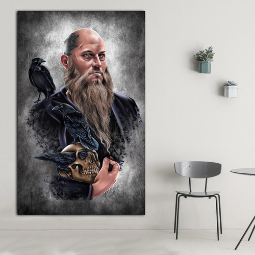 Cuadro Decorativo Series Vikingos Vikings Ragnar Lodbrok