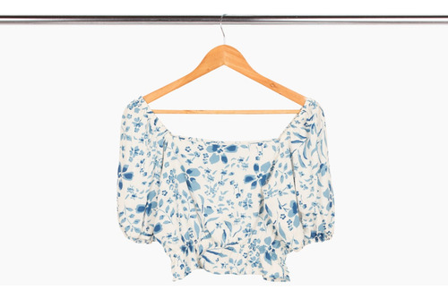 Imagen 5 de 6 de Blusa Nano, Lino Estampado Sienna #e4523