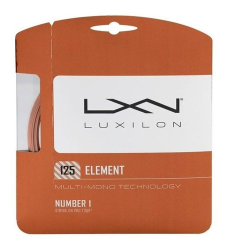 Corda Luxilon Element 16l 1.25mm Cobre - Set Individual