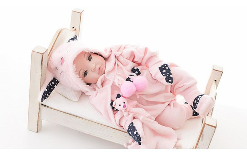 Bebê Reborn Meu Xodó Pode Dar Banho Corpo Todo 100% Silicone