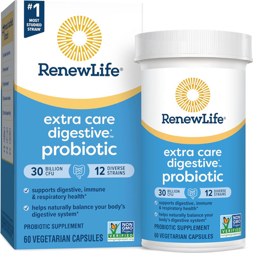 Renew Life Enzimas Digestivas Probioticos 30 Billones Eg E19 60 caps