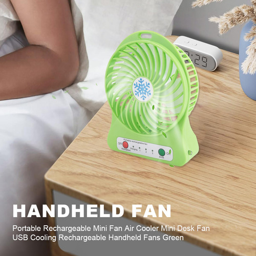 Ventilador Portátil Recargable, Enfriador De Aire, Ventilado
