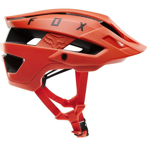 Casco Bicicleta Flux Solid Naranjo Fox