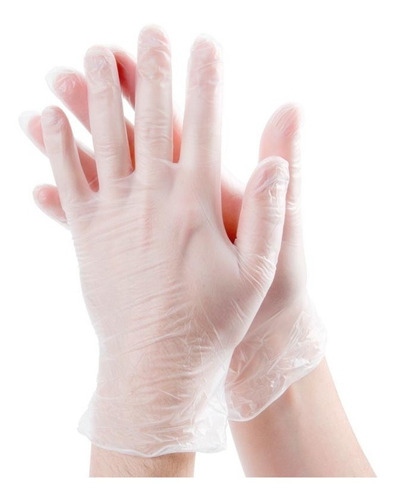 Guantes Vinil Nitrilo Libre De Latex Transparente 144 Piezas