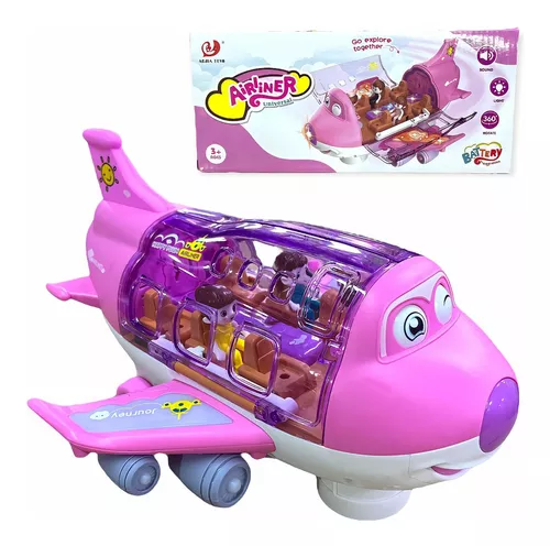 Avião Com Controle Remoto Infantil Brinquedo no Shoptime