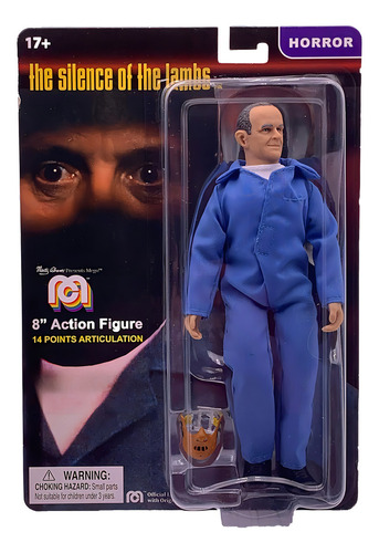 Mego Muñeco Hannibal Lecter Figura Articulada 8 Pulgadas