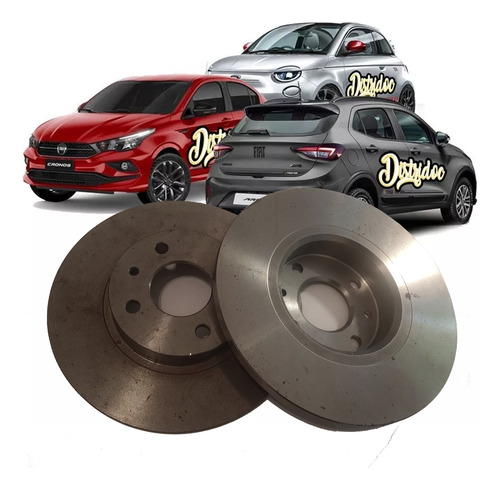 Kit Discos Freno Fiat 500 Argo Crono Punto Siena Tipo Alfa