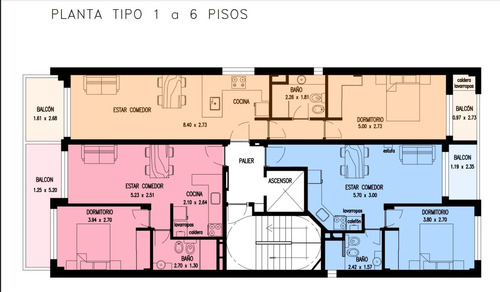 Departamento En Venta De 1 Dormitorio Piso 6 En Catamarca 1700 Zona Rio, Centro Rosario,