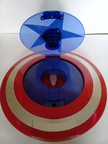 Escudo Lanza Discos Y Mascara Del Capitan America (Usado)