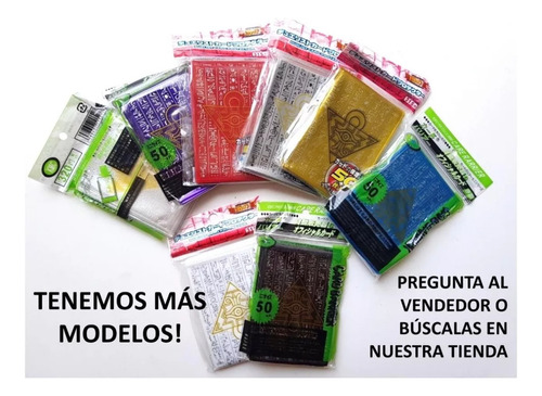 Pack 50 Micas Protectoras Cartas Yugioh | Transparente Rojo