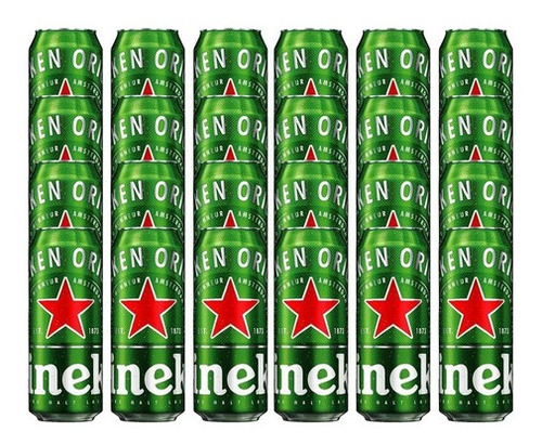 Cerveza Heineken Holandesa Pack 24unid 500ml Envío Gratis 