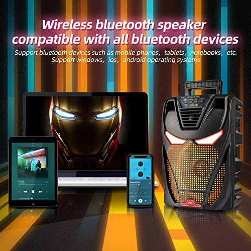 Altavoz Bluetooth Portátil Con Subwoofer Altavoces Inalámbri