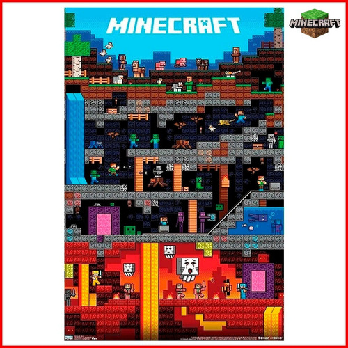 Póster Minecraft  Worldly