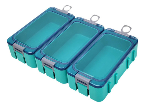 Fe 3 Piezas Luros De Pesca Caja Accesorios De Pesca