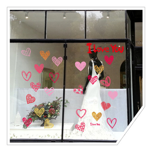 Cnn Pegatinas Para El Día San Valentín Para Ventanas Y