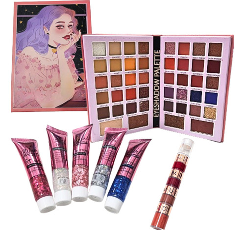 Set Maquillaje Excelente Regalo Calidad + Belleza Oferta Esp