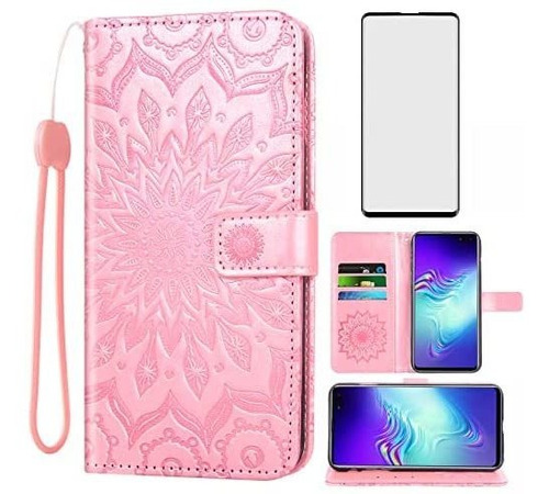 Funda Flip Asuwish Para Samsung Galaxy S10 5g -rosa