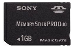 Sony  Tarjeta Memoria Flash (adaptador Memory Stick Duo Gb