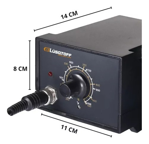Imagen 2 de 10 de Estacion Soldado Tipo Lapiz 40w Simple Lusqtoff Es3l45-8