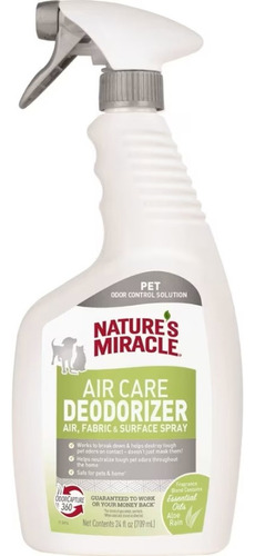 Nature's Miracle Air Care Deodorizer Aloe Rain Pet 709 Ml 
