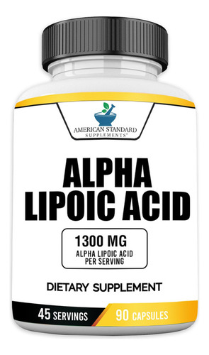 American Standard Suplementos Ácido Alfa Lipoico 1300 Mg Po