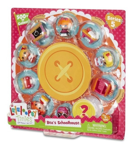 Lalaloopsy Pack 10 Mini Tinies Bea Schoolhouse Con Sorpresa