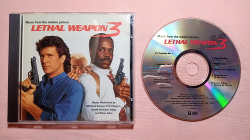Lethal Weapon/arma Mortal 3 - Soundtrack En Cd