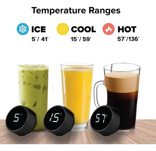 La Taza Termo Con Pantalla Digital Inteligente Mantiene La T