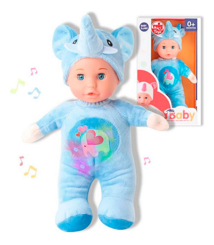 Muñeco Bebe Niñas Mi Baby Sonido Felpa Juguete Elefante