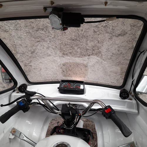 Moto De Carga Bencinera Con Cabina + Caja De Carga