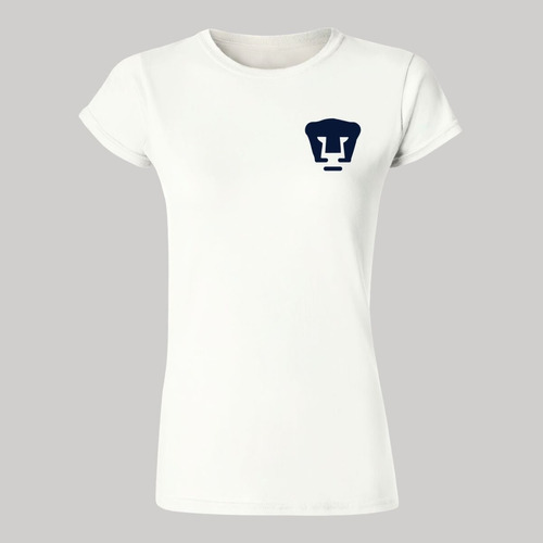 Jersey Playera Fútbol Pumas Unam Mujer Logo Azul