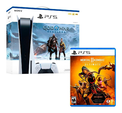 Consola Playstation 5 God Of War Ragnarok Bundle + Mortal 11