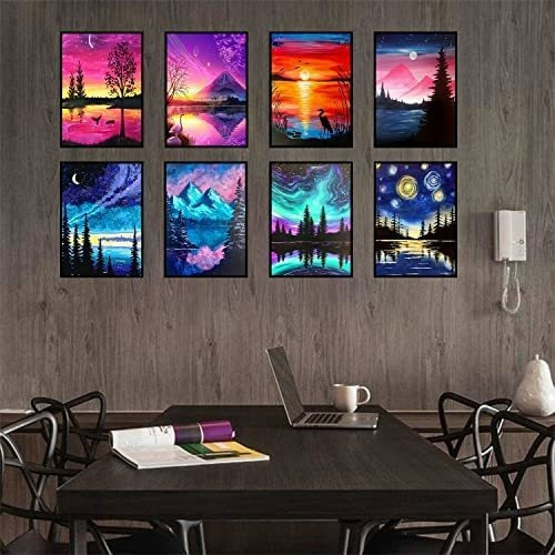 Imagen 9 de 9 de Pintura De Diamantes 5d X12 Kits Paisajes