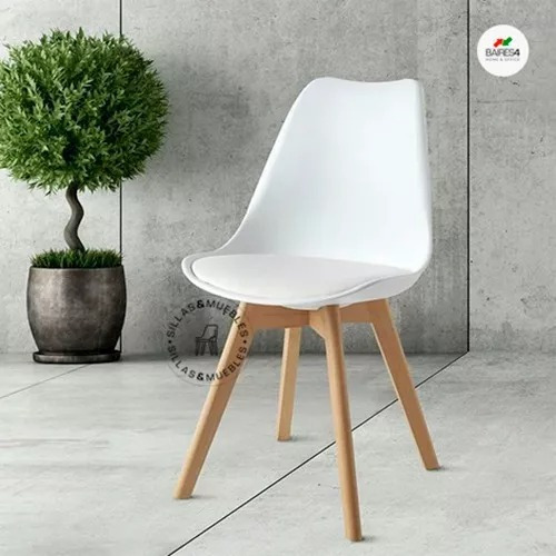 Imagen 4 de 4 de Pack X 4 Silla Tulip Eames | Contado