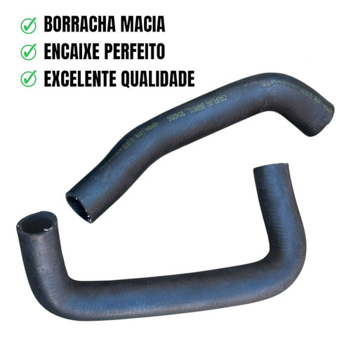Kit Mangueiras Gol Bola G2 G3 G4 Ap 1.6 1.8 Sem Abraçadeiras