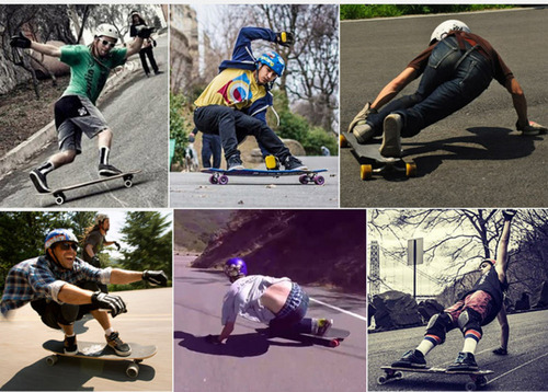 . Longboard Slide Guantes Con Slider Puck Skate Guantes