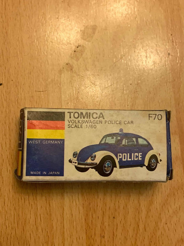 Tomica F70 Volkswagen Patrullero 1/60 Cajita Vacía Original