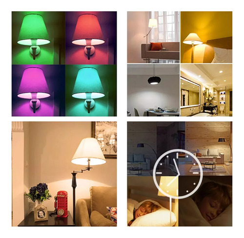 Rgb Bombillas Inteligentes De Cambio De Color 2pcs 110v Yosoo
