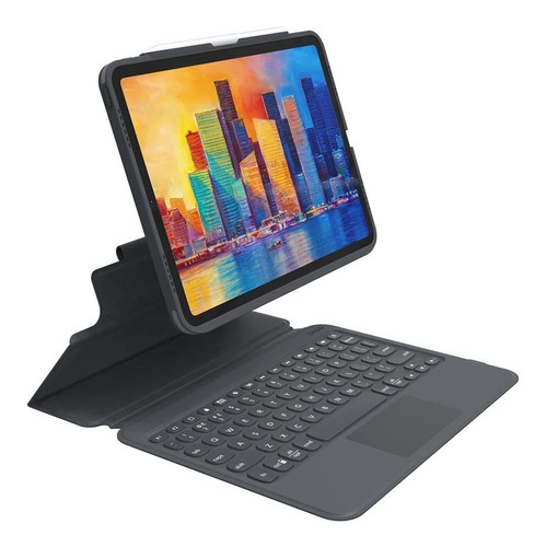 Case + Teclado Trackpad Zagg Para iPad Pro 11 M2 A2759 A2435