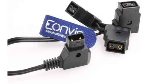 Eonvic D-Tap Male To 3-Port P-Tap Female Splitter Hub For DJI Ronin 2 Camera V-Mount