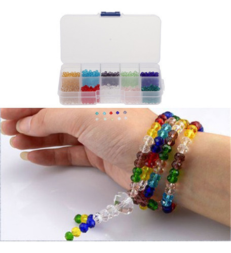 A Caja De Colgante De Cristal Colorid¿s, For Hacer Collares,