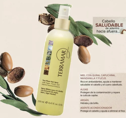 Set Capilar Terramar Mascarilla + Protector + Spray Bifásico