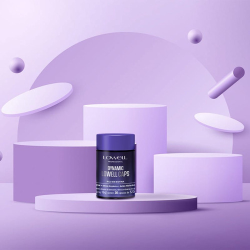 1507lw-kit Dynamic Lowell Shampoo+serum+caps (3 Produtos)