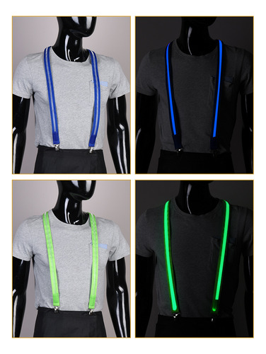 Tirantes Led Luminosos Para Hombre Y Mujer