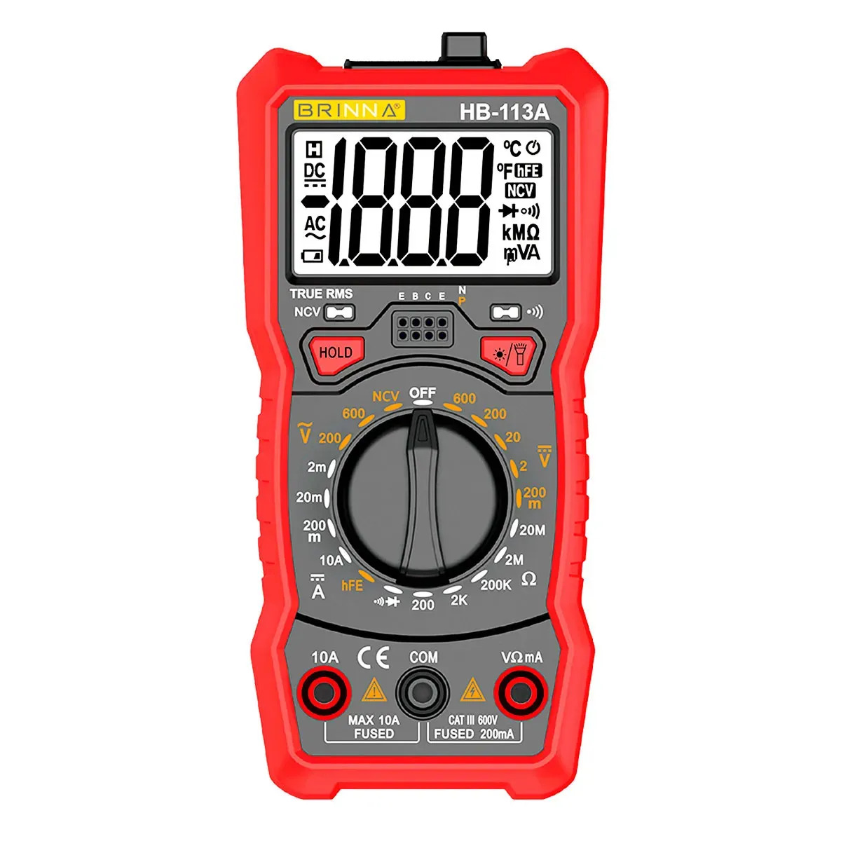 Tester Digital Multimetro Brinna 113a Iman Luz