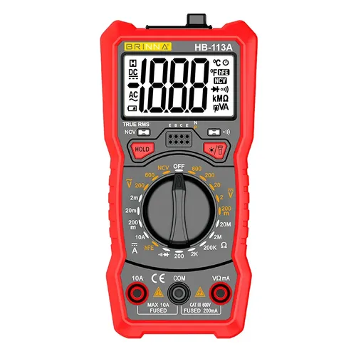Tester Digital Multimetro Brinna 113a Iman Luz