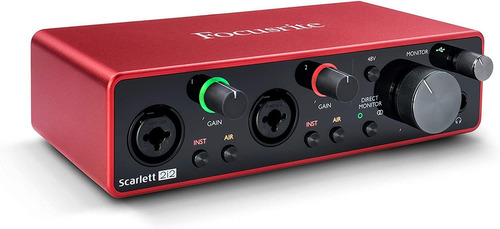 Interface Focusrite Scarlett 2i2 2x2 Usb 3ra Gen Nuevo!!!