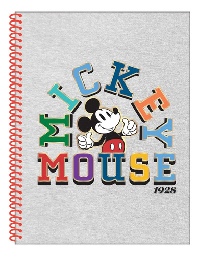 Cuaderno Universitario Flex Mickey Mouse 80 Hojas Mooving Color Modelo 1